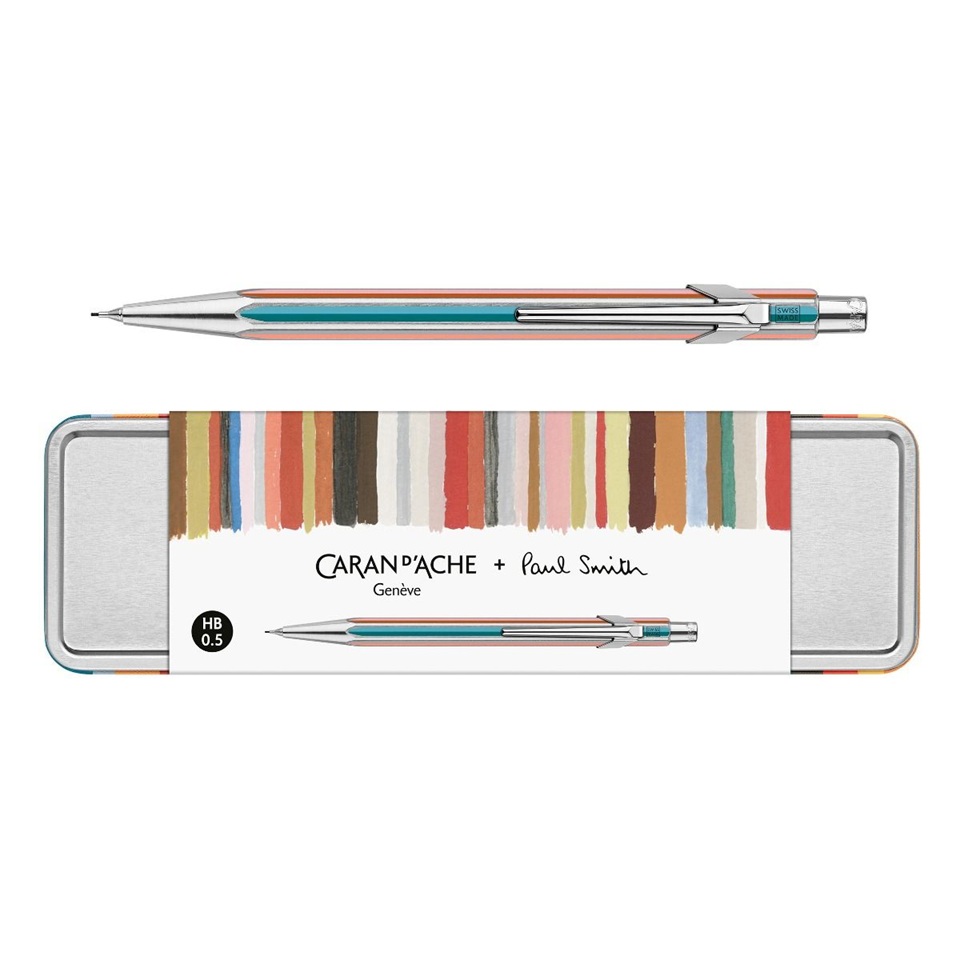 Caran d'Ache 849 Paul Smith Edition 5 Silver Mechanical pencil 0.5